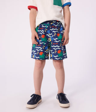 Boy's Printed Swim Shorts