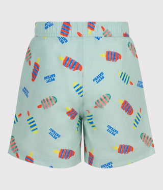 Boy's Printed Swim Shorts