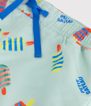 Boy's Printed Swim Shorts