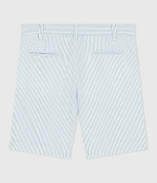 Children's Stripy Cotton Bermuda Shorts