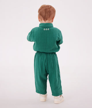 Babies' Plain Cotton Trousers
