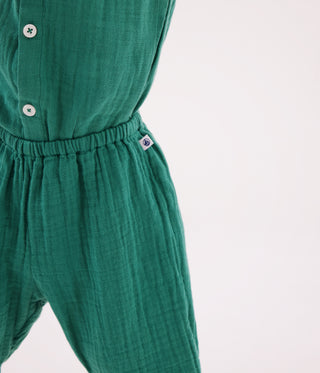 Babies' Plain Cotton Trousers