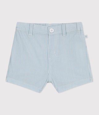 Babies' Stripy Cotton Shorts