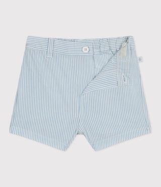 Babies' Stripy Cotton Shorts
