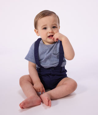 Babies' Twill Shorts with Straps