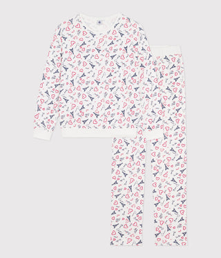 Women's Paris Print Cotton Pyjamas