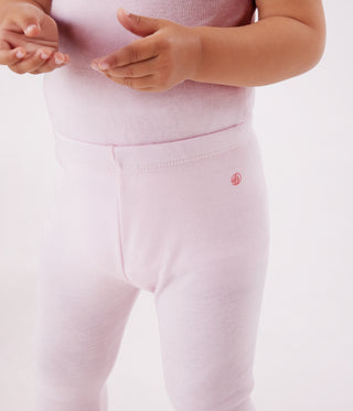 Babies' Plain Cotton Leggings