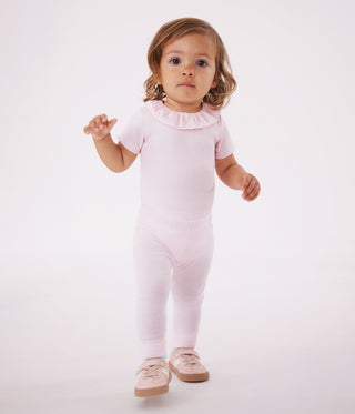 Babies' Plain Cotton Leggings