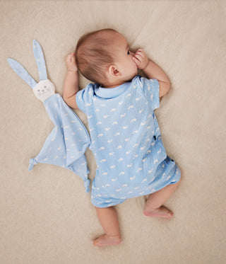 Babies' Whale Print Jumpsuit and Comforter Gift Set