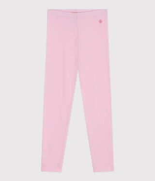 Girls' Plain Cotton Leggings