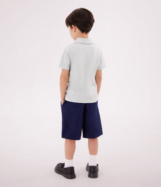 Children's Short-Sleeved Cotton Polo Shirt