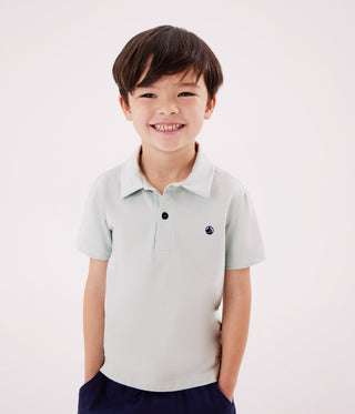 Children's Short-Sleeved Cotton Polo Shirt