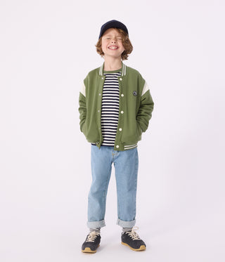 Children's Varsity-Style Cotton Jacket