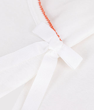 Girls' Opera Themed Plain Cotton Wrapover Cardigan