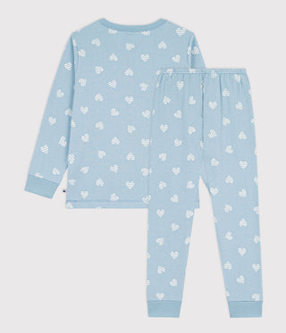 Children's Heart Print Cotton Pyjamas