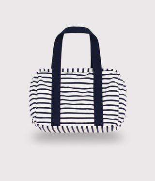 Babies' Striped Cotton Maternity Bag