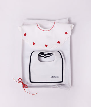 Babies' Cotton Bib with Braid