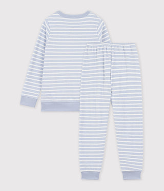 Children's Stripy Cotton Terry Pyjamas