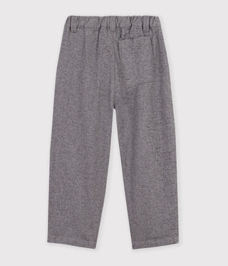 Children's Pleated Cotton Flannel Trousers