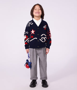 Children's Pleated Cotton Flannel Trousers