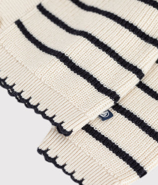 Babies' Cardigan in Stripy Cotton