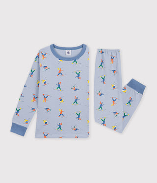 Children's Pyjamas in Ski-Print Fleece
