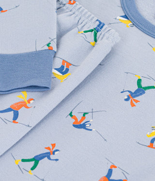 Children's Pyjamas in Ski-Print Fleece