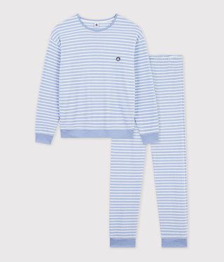 Women's Stripy Cotton Terry Pyjamas