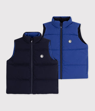 Children's Plain Sleeveless Puffer Jacket