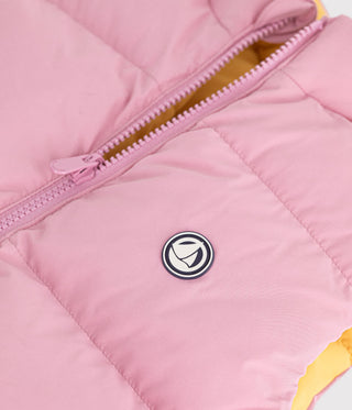 Children's Plain Sleeveless Puffer Jacket