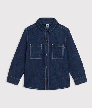 Boys' Plain Denim Shirt
