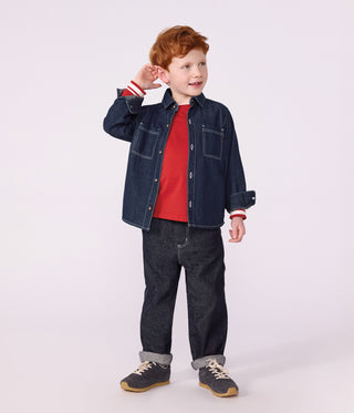 Boys' Plain Denim Shirt