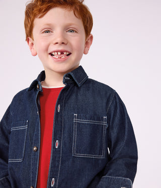 Boys' Plain Denim Shirt