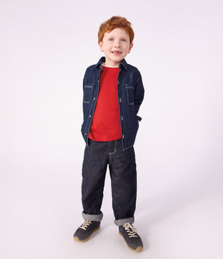 Boys' Plain Denim Shirt