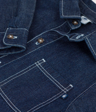 Boys' Plain Denim Shirt