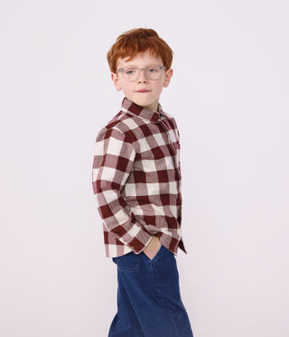 Boys' Checked Cotton Shirt