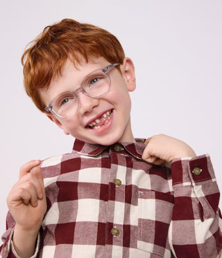 Boys' Checked Cotton Shirt