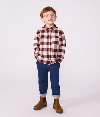Boys' Checked Cotton Shirt