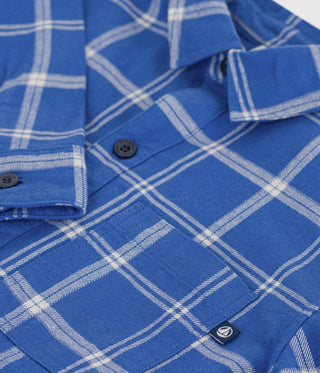 Boys' Checked Cotton Shirt