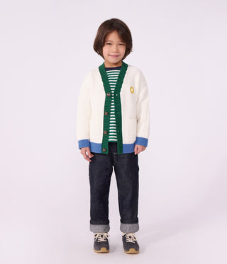 Children's Plain Cotton Cardigan