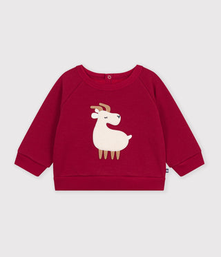 Babies' Animal Design Cotton Sweatshirt