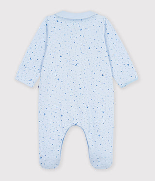 Babies' Star Print Tube Knit Pyjama Suit