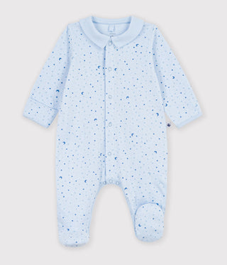 Babies' Star Print Tube Knit Pyjama Suit