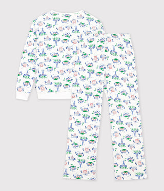 Women's Paris Print Cotton Pyjamas