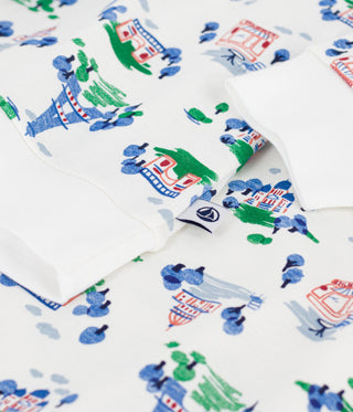 Women's Paris Print Cotton Pyjamas