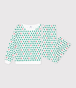 Women's Fir Tree Print Cotton Pyjamas