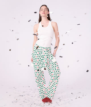 Women's Fir Tree Print Cotton Pyjamas