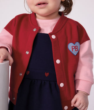 Babies' Two-Tone Cotton Jacket