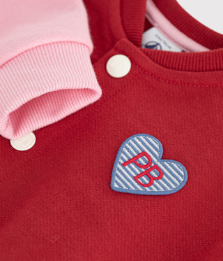 Babies' Two-Tone Cotton Jacket