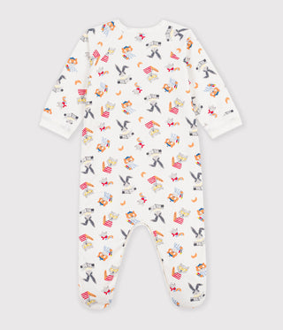 Babies' Animal-Print Fleece Pyjamas